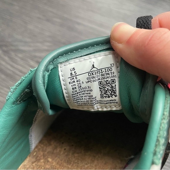 Air Jordan 1 Elevate Low 'Multi-Color' Platform White Red Blue Green 8.5W 7M 7Y - Picture 10 of 10